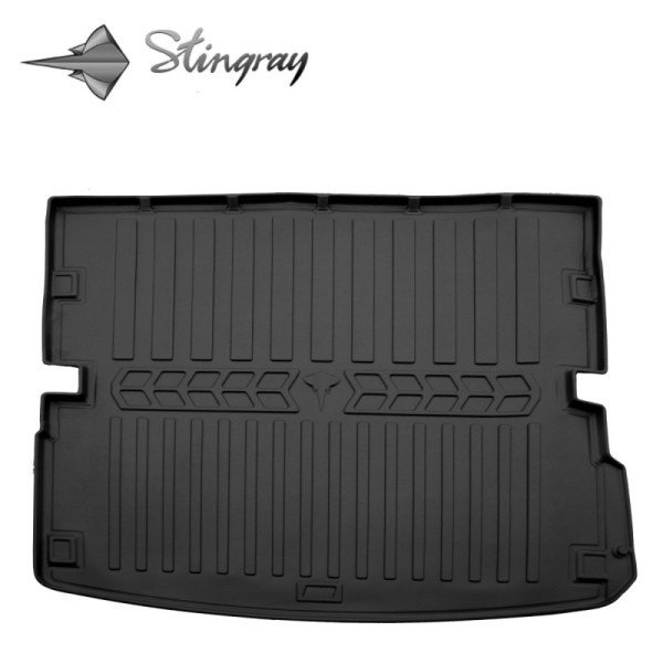 Gummi 3D bagagerumsmatta AUDI Q7 4L 2005-2015 (5 sėdimos plats) / 6030091 / högre kanter