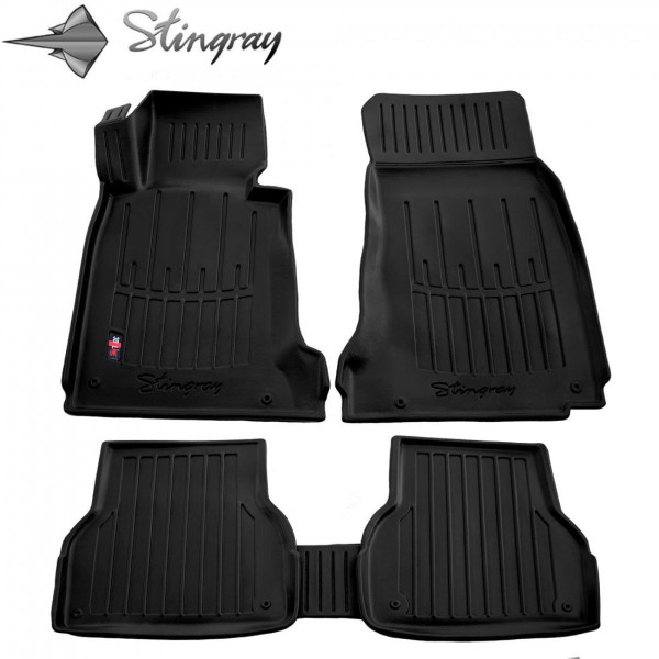 3D gummimattor BMW 5 E39 1995–2003, 5 st / svart / 5027015 / högre kanter