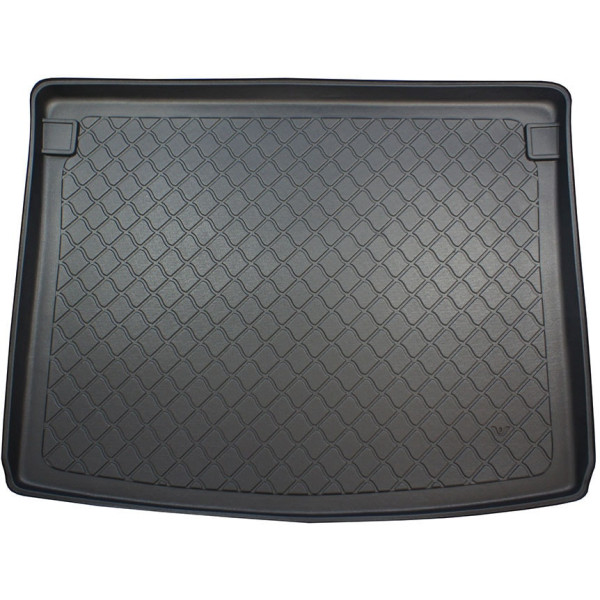 Gummi bagagerumsmatta Volkswagen Caddy 2003-2020 (5 platser / non-plastic-coated trunk walls)