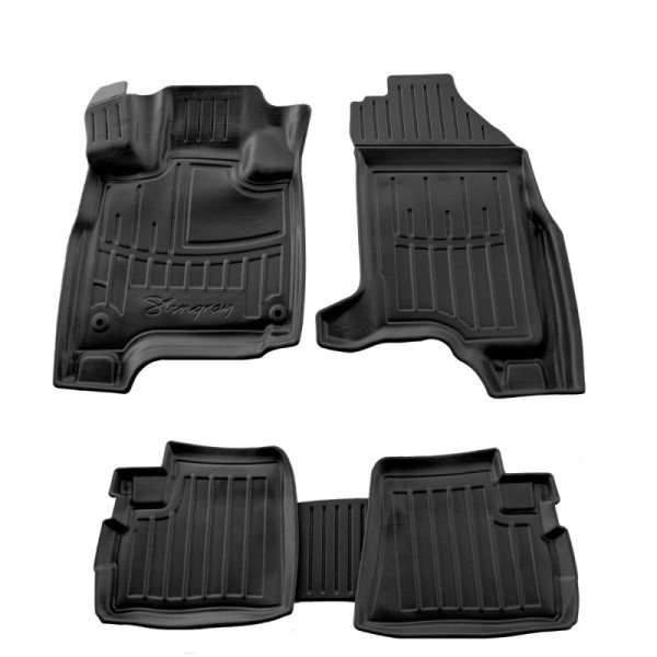 3D gummimattor CITROEN C-Zero 2010-2020, 5 pc. / svart / 5013155 / högre kanter