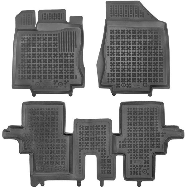 Gummimattor Infinity QX60 I 2013-2020 (7 platser, (with the third row of seats folded))